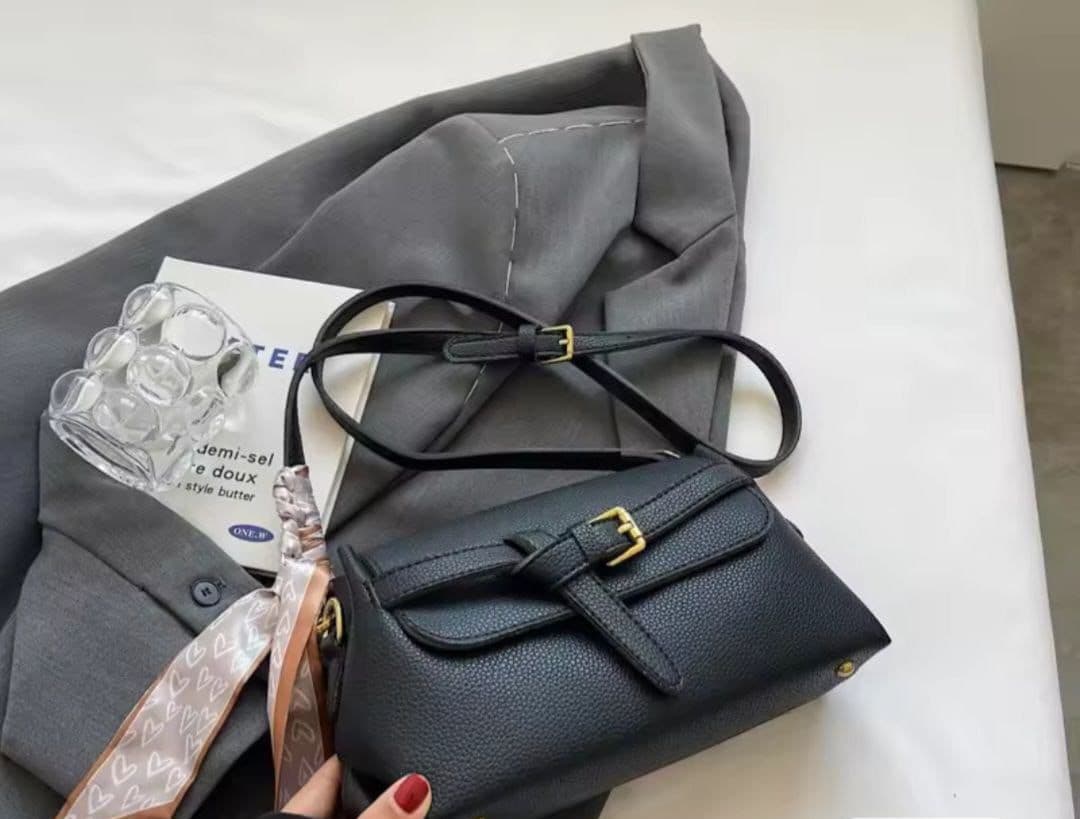 Sac pour femme en cuir noir